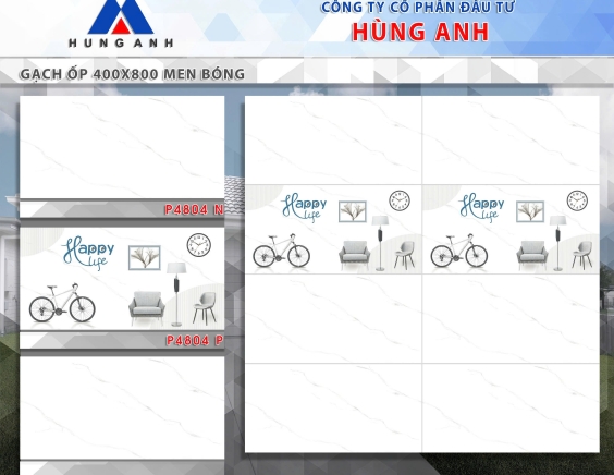 GẠCH ỐP MEN BÓNG P4804NPD